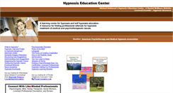 Desktop Screenshot of hypnosiseducationcenter.com